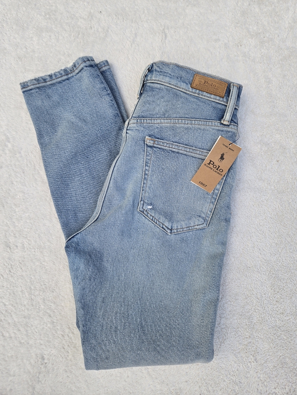 Polo Ralph Lauren Callen High Rise Slim Vintage Wash Sz 28 NWT